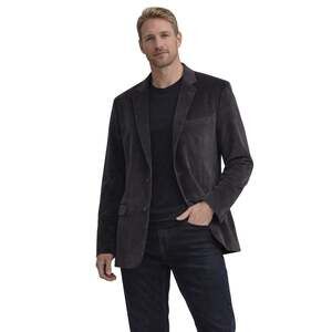 Madison Charcoal Gray Velvet Sport Coat Blazer 40R Men's Modern Fit